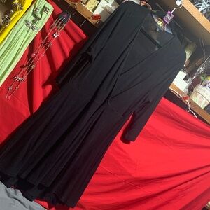 #232 size 2 Torrid Black Long Sleeve Dress